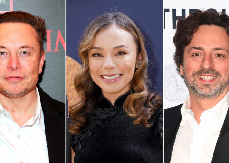 Elon Musk publicó una fotografía para desmentir que está peleado con el cofundador de Google por el supuesto amorío con su ex esposa