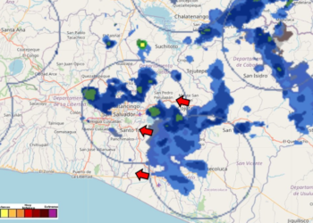 Advierten probabilidad de caída de árboles, ramas y vallas publicitarias en área metropolitana de San Salvador