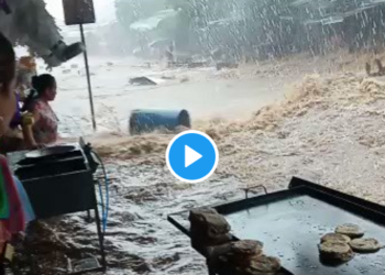 Angustiantes momentos vivieron comerciantes en San Antonio del Monte por correntadas e inundaciones