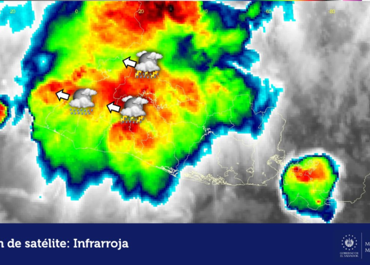 Ministerio de Medio Ambiente informa sobre ingreso de más tormentas a San Salvador