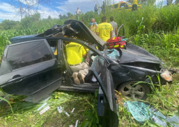 Tres personas lesionadas deja accidente en carretera entre Nejapa y Quezaltepeque