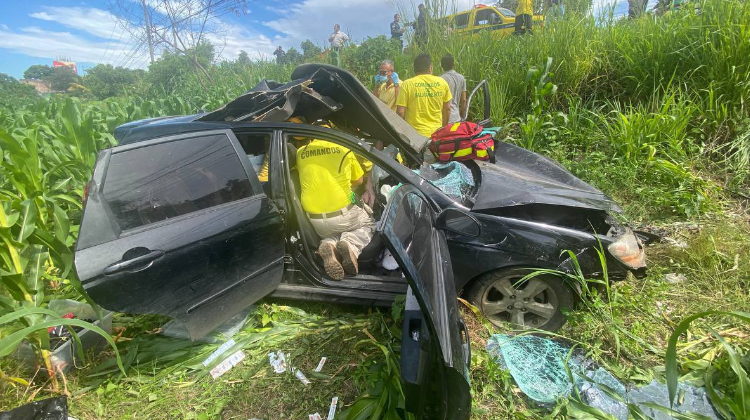 Tres personas lesionadas deja accidente en carretera entre Nejapa y Quezaltepeque