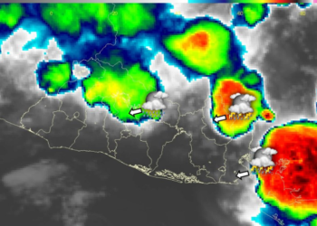 Observatorio de Medio Ambiente reporta ingreso de tormentas por la zona norte y oriental del país
