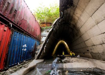 Ministro de Obras Públicas anuncia plan de reparación de la bóveda en Brisas de San Francisco