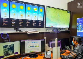 MARN monitorea permanentemente condiciones de lluvia en el país para garantizar el bienestar de la población