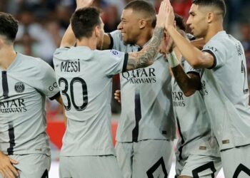 Con un concierto de Messi, Neymar y Mbappé, el PSG goleó 7-1 al Lille por la Ligue 1