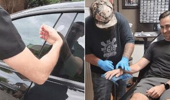 Se implanta un chip en la mano que sirve como llave para abrir su Tesla Model 3