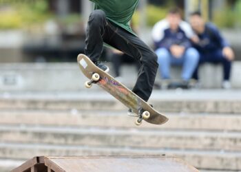 Skatebordistas se midieron en el primer campeonato nacional 2022