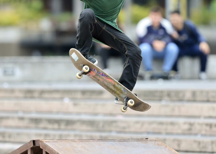 Skatebordistas se midieron en el primer campeonato nacional 2022