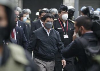 El presidente de Perú Pedro Castillo declara ante la Fiscalía sobre el polémico caso de los ascensos militares y policiales