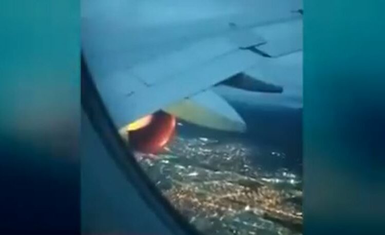(VIDEO) Avión aterriza de emergencia en Aeropuerto de Guadalajara tras falla en un motor