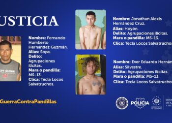 Caen cuatro pandilleros en San José del Pino, Santa Tecla