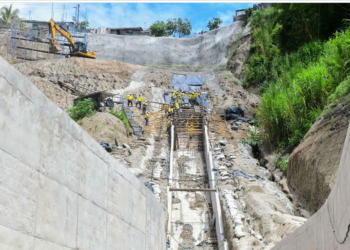 60% de avance lleva el MOP en obras de eliminación de seis cárcavas en Ilopango