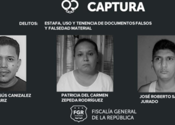 FGR reporta la captura de tres personas que usaron documentos falsos para obtener préstamos