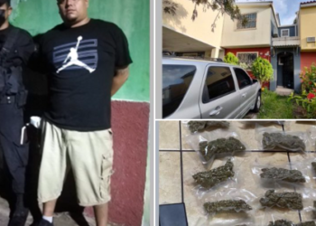 PNC decomisa droga y una camioneta en casa de pandillero detenido en Lourdes