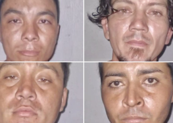 Cinco pandilleros trataron de intimidar a la gente haciendo señales pero les cayó la ley en Usulután