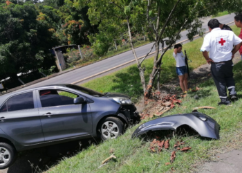 Cruz Roja reporta accidente de tránsito a la altura de San Rafael Cedros