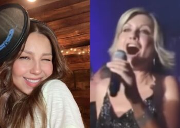 Thalía hace homenaje a Olivia Newton-John y recuerda cuando cantó con ella