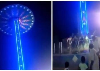 (VIDEO) Por lo menos 16 personas resultaron heridas luego de que un juego mecánico fallara en Mohali, India