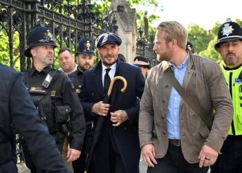 David Beckham se despide de la reina Isabel II entre lágrimas después de hacer 12 horas de cola