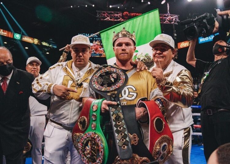 Cuáles son los cinturones que se disputan en la tercera batalla Canelo vs Golovkin