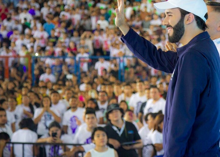 Población salvadoreña avala candidatura a la reelección del Presidente Nayib Bukele