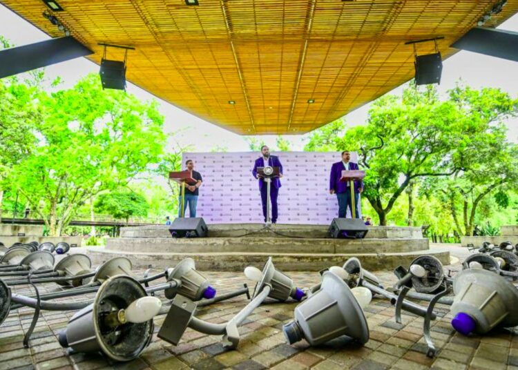 Alcaldía de San Salvador donó más de 850 luminarias a municipalidades de Santa Ana y La Unión