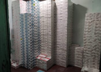 Capturan a cuatro contrabandistas de cigarrillos con 5,700 paquetes ilegales en San Jacinto