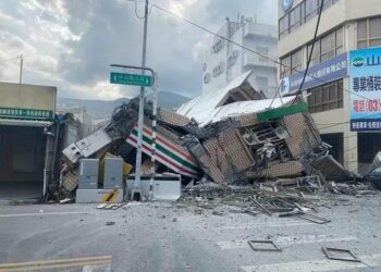 Réplicas sacuden Taiwán tras fuerte terremoto