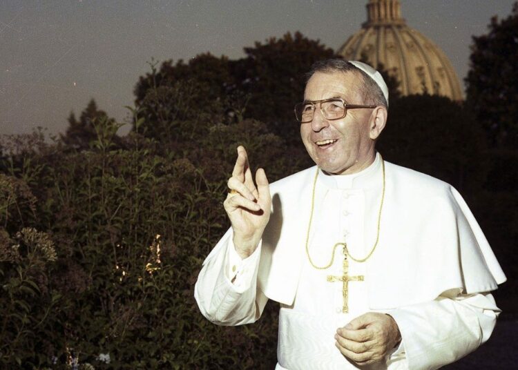 Juan Pablo I, el Papa de los 33 días, fue beatificado por Francisco en el Vaticano
