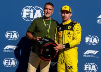 F1: Monza se cae con la pole de Leclerc y Verstappen saldrá 7º