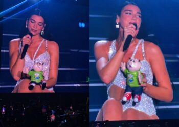 Dua Lipa se redimió: aceptó al Dr. Simi y explicó la razón por la que pateó un primer peluche
