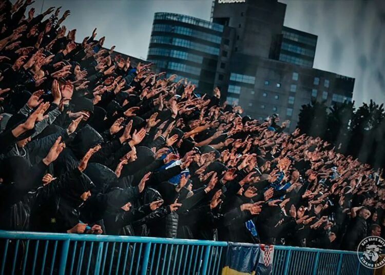 Fuerte repudio por el saludo nazi de los ultras del Dinamo Zagreb antes de jugar con Milan por la Champions League
