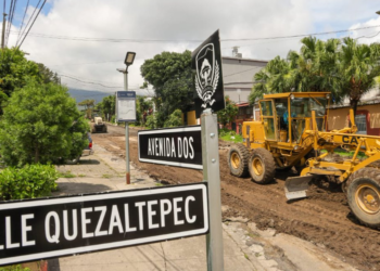 La DOM pavimentará la Avenida Dos de la colonia Quezaltepec en Santa Tecla