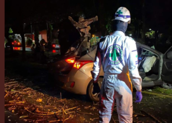 Una persona fallecida y otra golpeada deja accidente de tránsito en San Vicente