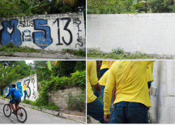 Pandilleros amenazaban a quien se atreviera a borrar sus grafitis, Centros Penales no dejó ni huellas