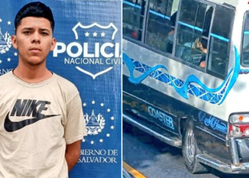 PNC detiene a conductor de microbús de la ruta 7A captado manejando en sentido contrario