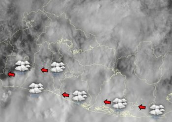Así quedan las alertas actualizadas en todo el país debido a pronóstico de lluvias del fin de semana