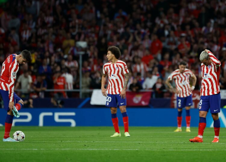 Atlético de Madrid falló un penal en el minuto 98 y quedó eliminado de la Champions League
