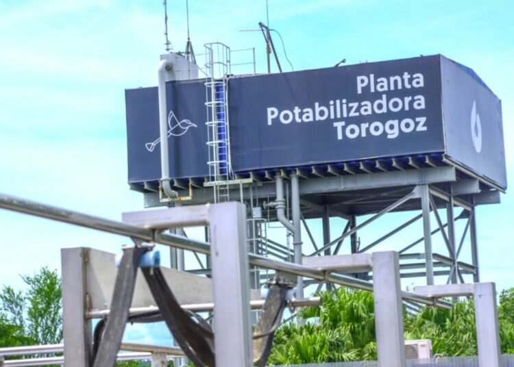 ANDA inspecciona planta potabilizadora Torogoz previo al acercamiento de la Tormenta Tropical Julia