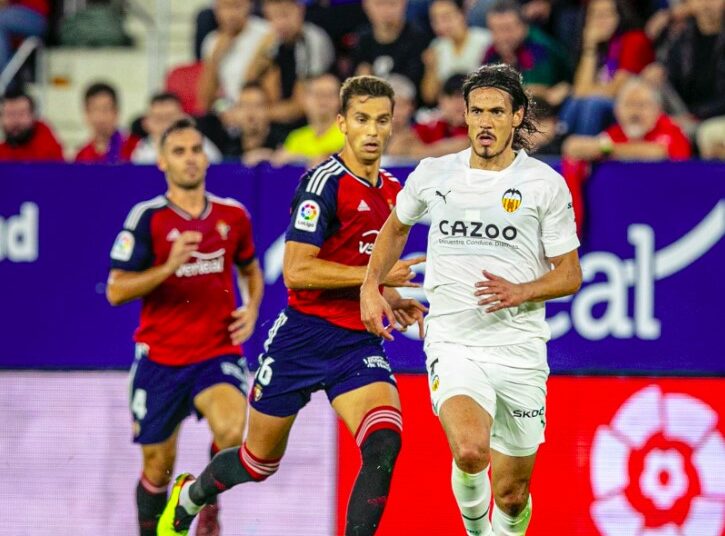 Osasuna pierde contra el Valencia en un choque frenético (1-2)