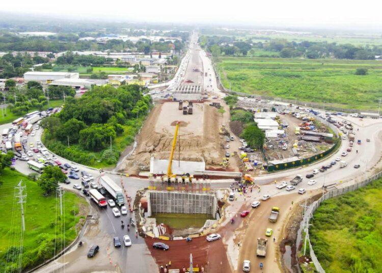 Paso a desnivel de San Juan Opico refleja un 35% de avance según el MOP