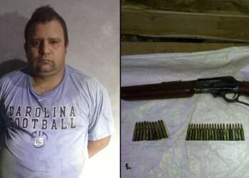 Capturan a sujeto con antecedentes por acoso sexual fuertemente armado en Guazapa