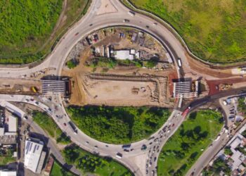 Construcción del paso a desnivel de San Juan Opico refleja un 40 % de avance