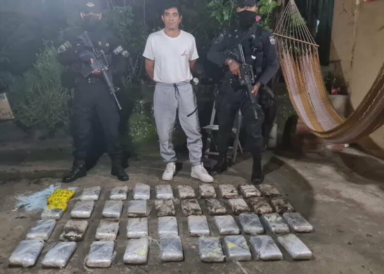 Capturan a sujeto con 39 kilos de cocaína valorados en $975 mil