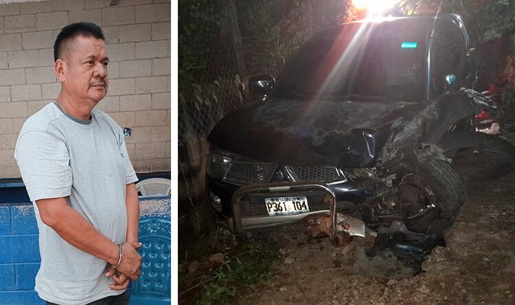 Capturan a exalcalde de Santa Elena, Usulután, tras arrollar a hombre de 63 años