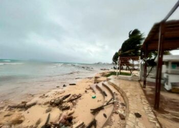 Revelan los daños causados por el huracán Julia tras su paso por la isla de San Andrés, Colombia
