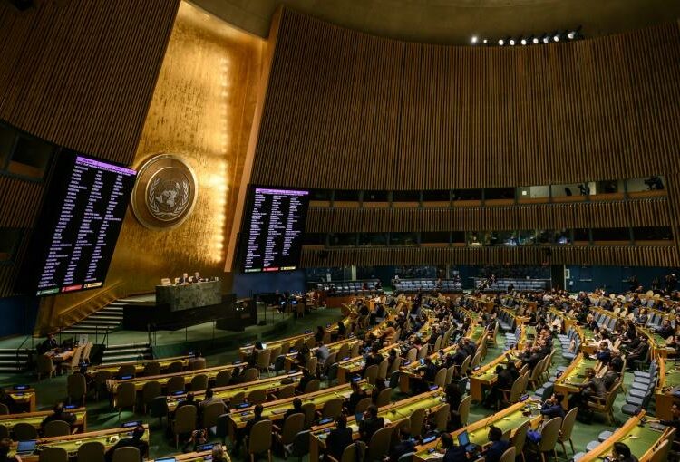 ONU condena «anexión ilegal» de Rusia de territorios en Ucrania