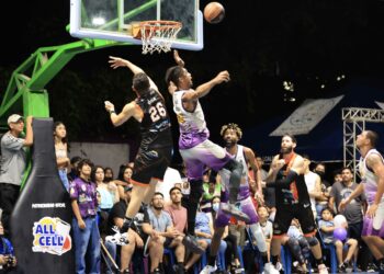 Quezaltepeque impone centenario marcador a Águila San Miguel en la Liga Mayor de Baloncesto