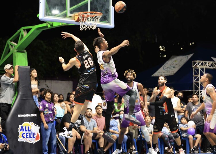 Quezaltepeque impone centenario marcador a Águila San Miguel en la Liga Mayor de Baloncesto